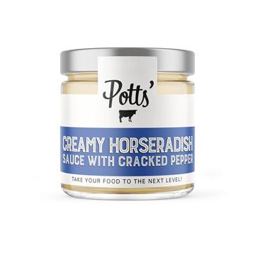 Creamy Horseradish With Cracked Black Pepper