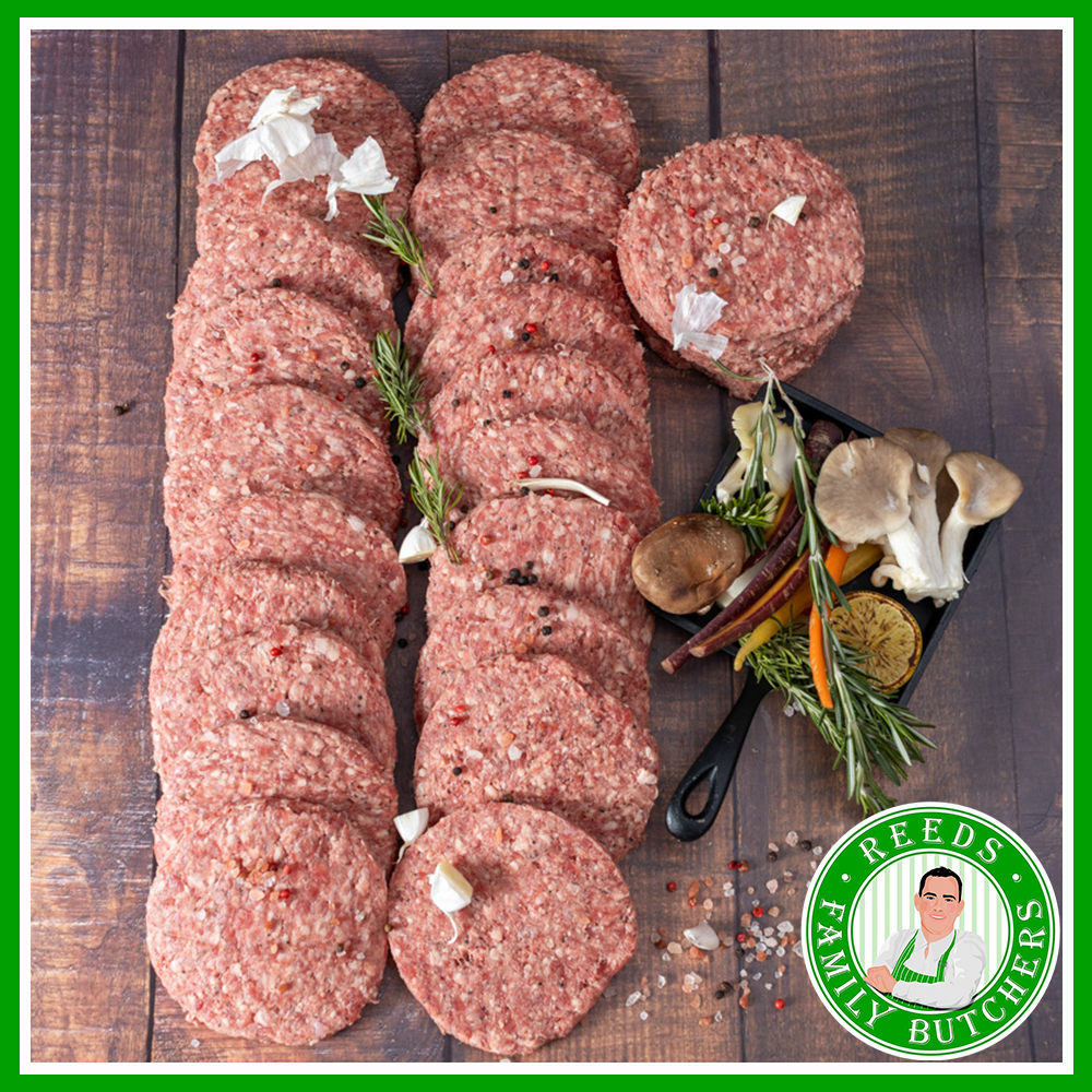 25x 5oz Steak Burgers