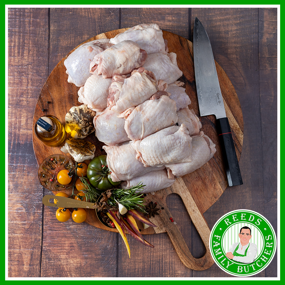 5kg Boneless Skin On Chicken Thighs