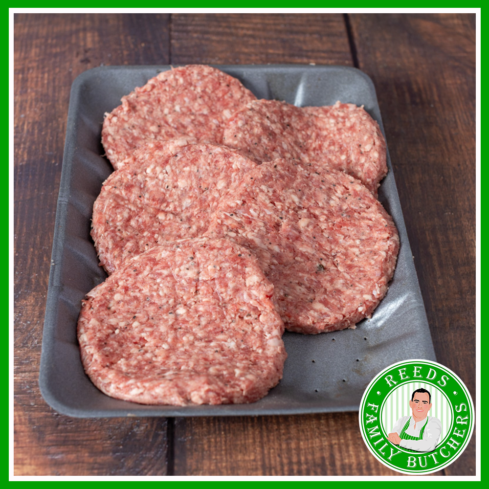 5 x Premium 6oz Steak burger