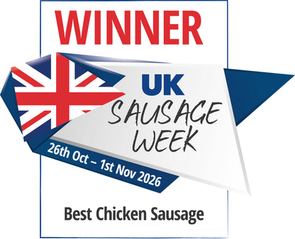 Chicken & Herb Sausage x 8 - Britain’s Best Chicken Sausage 2026 🏆